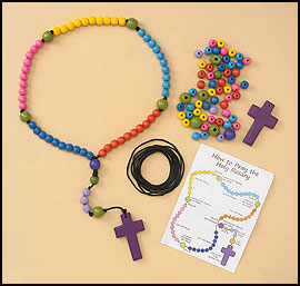 Make-Your-Own Beaded Rosary Craft Kit